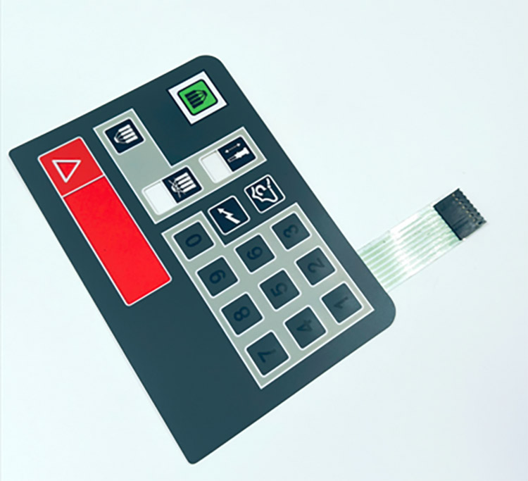 Typer af membranafbryder tastatur Lav taktil feedback