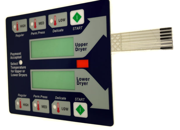 Holdbar selvklæbende gummimetalknapper PET PC-membran