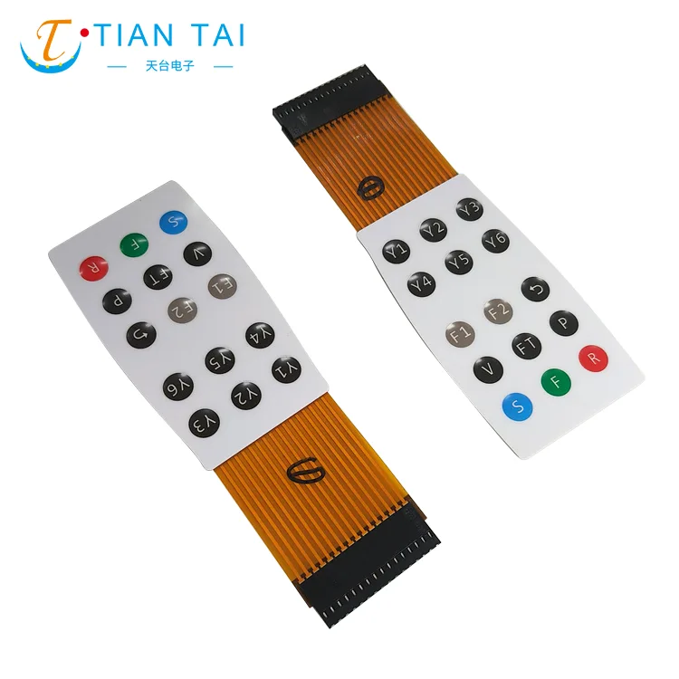 FPC Circuit Push -knappemembran tastatur